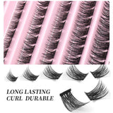 Individual Lashes D Curl Cluster Lashes 0.07 D Curl 12-16MM DIY Lash Extensions