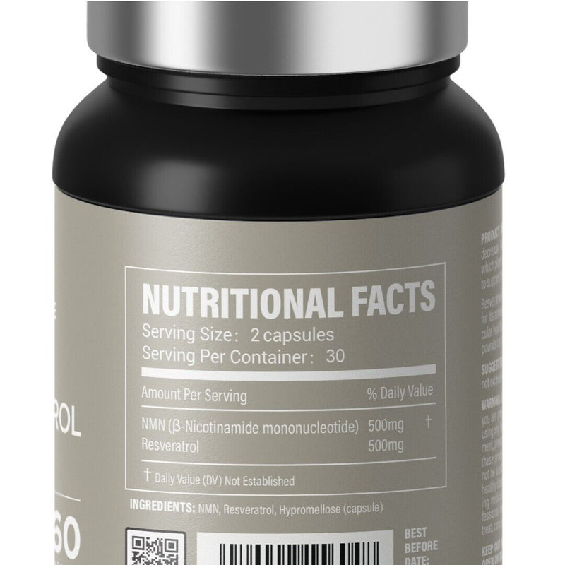 Pure NMN and Resveratrol (SGS THIRD PARTY TESTED)