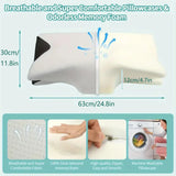 Memory Foam Neck Massage Bed Pillow