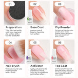 Nail Art Dip Powder Set ( 11Pcs )