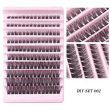 Individual Lashes D Curl Cluster Lashes 0.07 D Curl 12-16MM DIY Lash Extensions