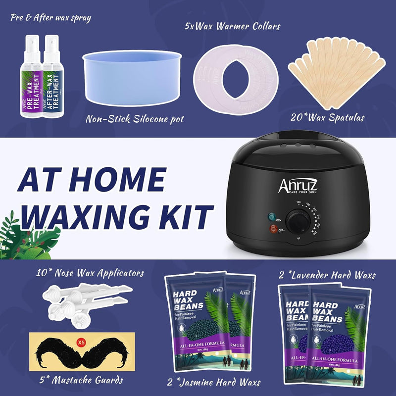 SmoothGlow Home Waxing Kit