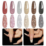 Glitter Nail Art (6 Pcs)