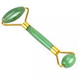 Jade Facial Massage Roller - Anti-Aging Beauty Tool for Face, Eyes, Neck, and Body