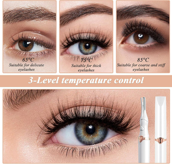 Portable Heated Eyelash Curler 