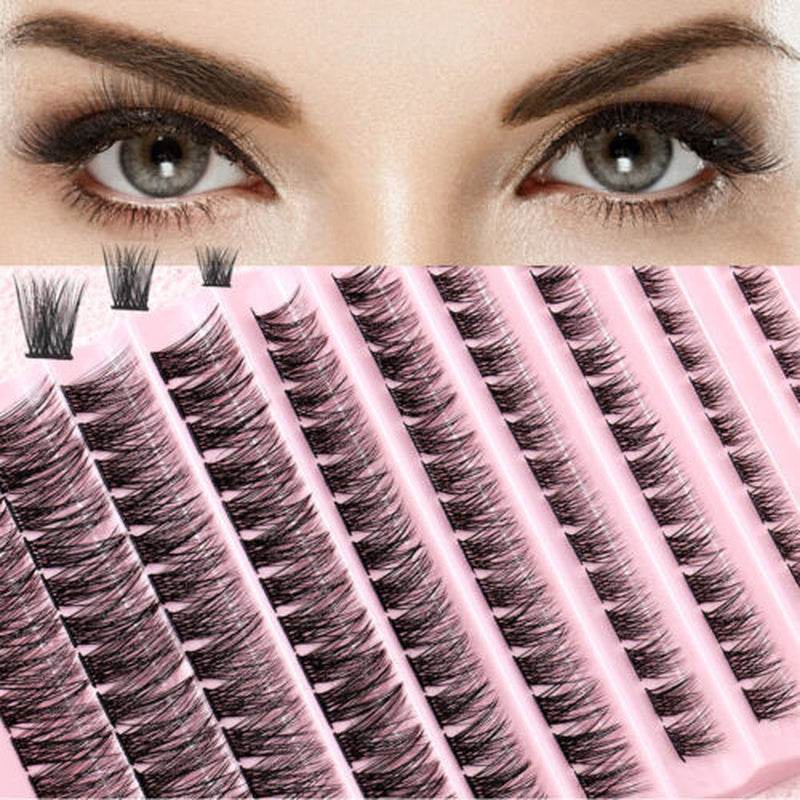 Individual Lashes D Curl Cluster Lashes 0.07 D Curl 12-16MM DIY Lash Extensions