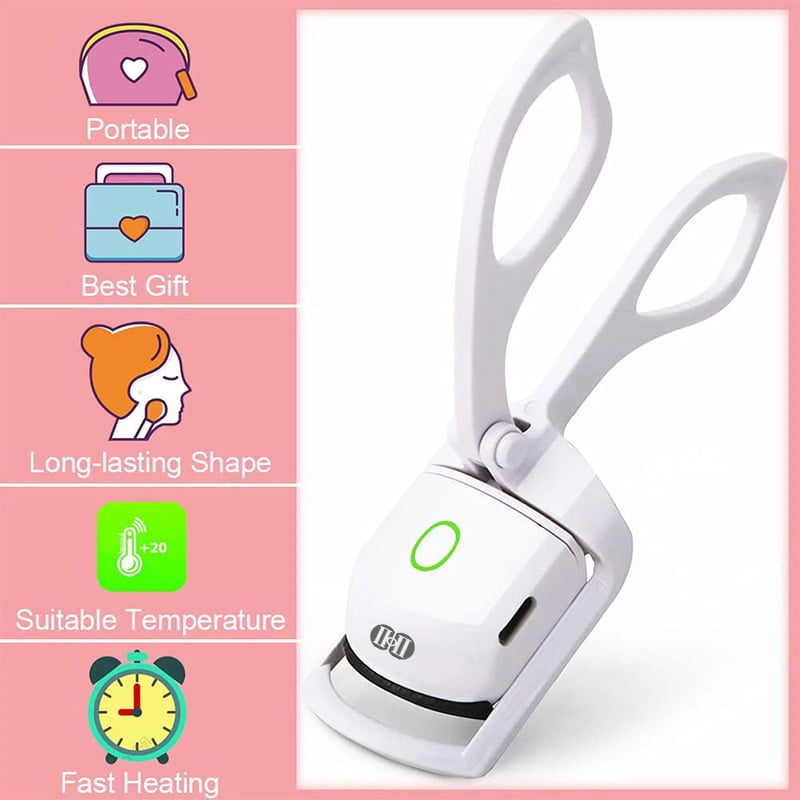 Heated Eyelash Curler – Rechargeable Electric Eyelash curler 