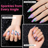 Glitter Nail Art (6 Pcs)